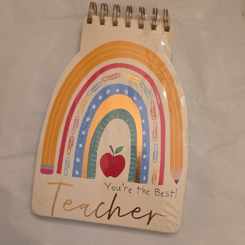 💚5/$20💚 Teacher Appreciation Spiral Notebook - Multicolor